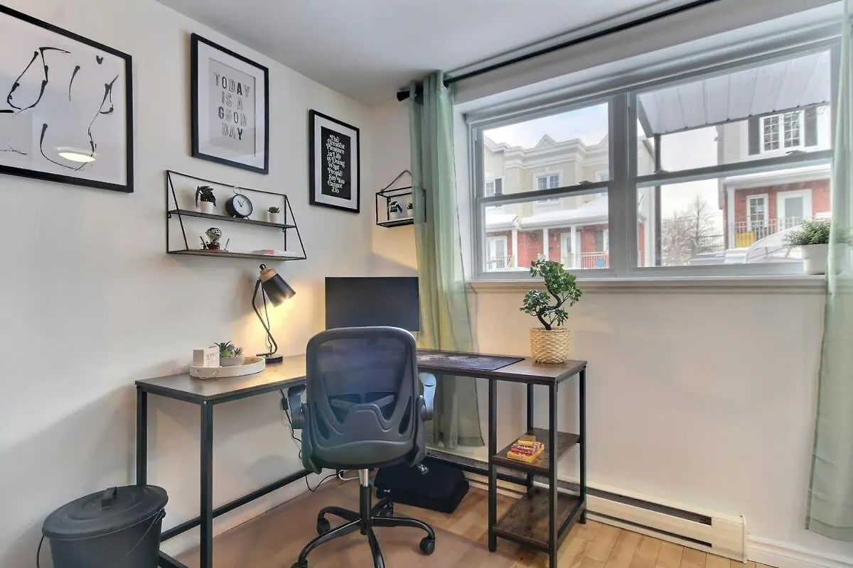 Apartment Enchanting Loft Fireplace Ac Quebec Downtown